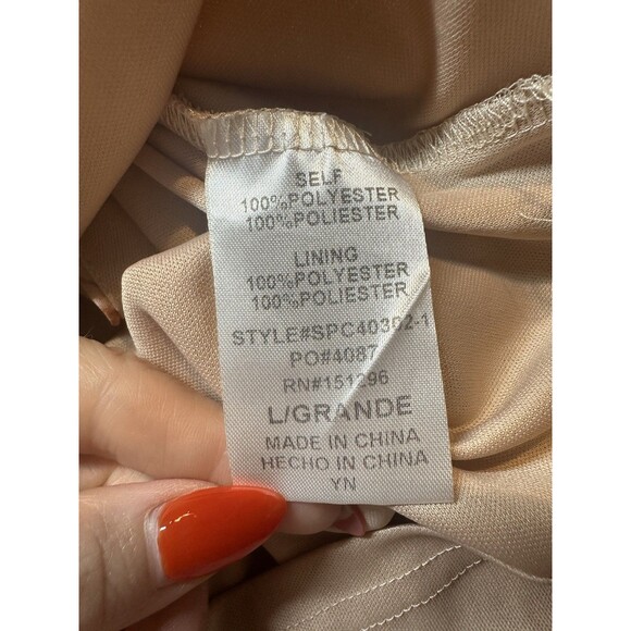 THE SANG Romper Cutout Floral Sz Large #1138 - Picture 7 of 8